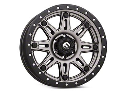 Fuel Wheels Hostage III Anthracite with Black Ring 6-Lug Wheel; 18x9; 20mm Offset (07-14 Yukon)