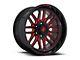 Fuel Wheels Ignite Gloss Black Red Tinted 6-Lug Wheel; 20x9; 19mm Offset (07-14 Yukon)