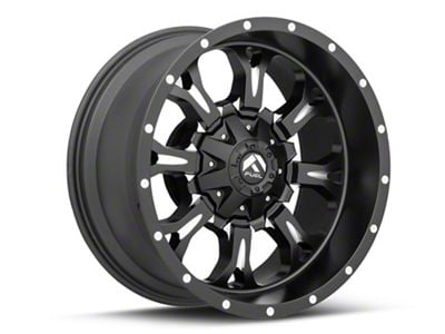 Fuel Wheels Krank Matte Black Milled 6-Lug Wheel; 20x10; -24mm Offset (07-14 Yukon)