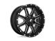 Fuel Wheels Maverick Gloss Black Milled 6-Lug Wheel; 22x10; 10mm Offset (07-14 Yukon)