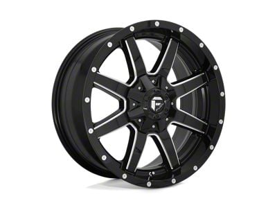 Fuel Wheels Maverick Gloss Black Milled 6-Lug Wheel; 22x12; -45mm Offset (07-14 Yukon)