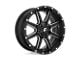 Fuel Wheels Maverick Gloss Black Milled 6-Lug Wheel; 22x12; -45mm Offset (07-14 Yukon)