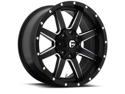 Fuel Wheels Maverick Matte Black Milled 6-Lug Wheel; 18x9; 19mm Offset (07-14 Yukon)