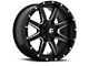 Fuel Wheels Maverick Matte Black Milled 6-Lug Wheel; 18x9; 19mm Offset (07-14 Yukon)