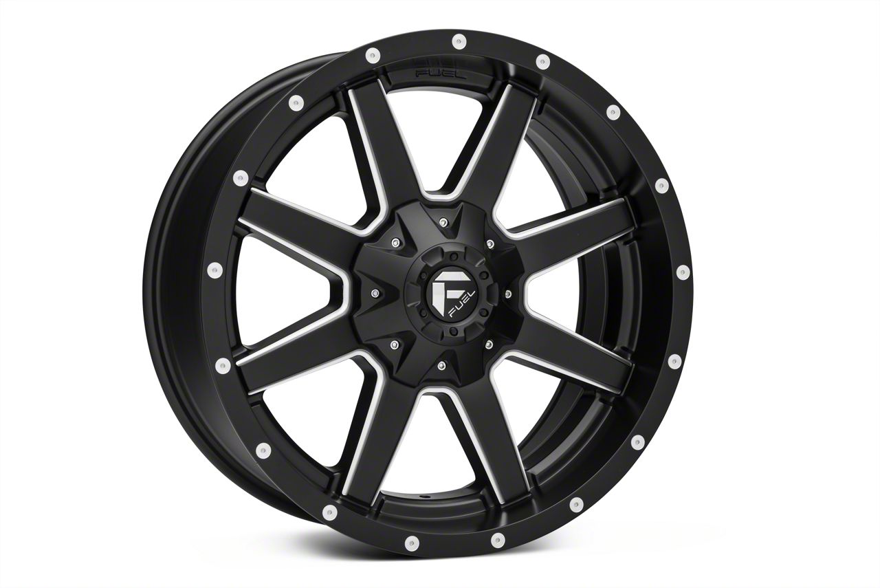 Fuel Wheels Yukon Maverick Matte Black Milled Lug Wheel X Mm Offset D