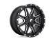 Fuel Wheels Maverick Matte Black Milled 6-Lug Wheel; 22x14; -76mm Offset (07-14 Yukon)