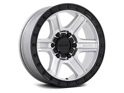 Fuel Wheels Outrun Machined with Gloss Black Lip 6-Lug Wheel; 18x9; 18mm Offset (07-14 Yukon)