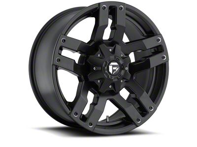 Fuel Wheels Pump Matte Black 6-Lug Wheel; 20x9; 20mm Offset (07-14 Yukon)