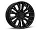 Fuel Wheels Rebar Blackout 6-Lug Wheel; 22x12; -44mm Offset (07-14 Yukon)