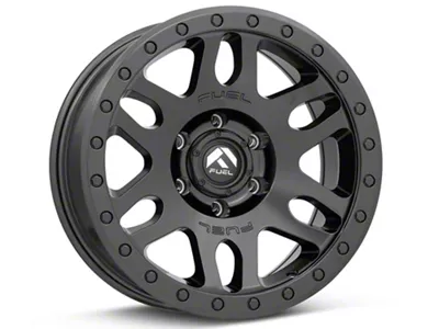 Fuel Wheels Recoil Matte Black 6-Lug Wheel; 18x9; 1mm Offset (07-14 Yukon)