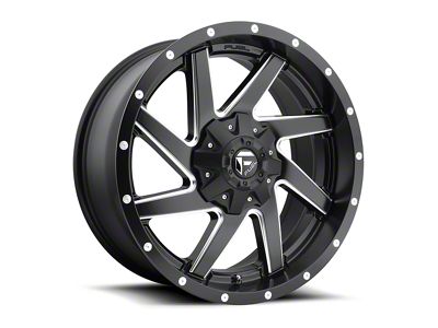 Fuel Wheels Renegade Matte Black Milled 6-Lug Wheel; 20x9; 20mm Offset (07-14 Yukon)