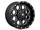 Fuel Wheels Revolver Matte Black Milled 6-Lug Wheel; 18x9; -12mm Offset (07-14 Yukon)