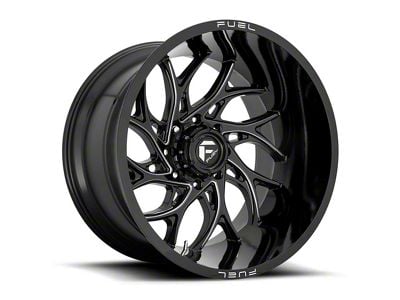 Fuel Wheels Runner Gloss Black Milled 6-Lug Wheel; 22x12; -44mm Offset (07-14 Yukon)