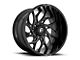 Fuel Wheels Runner Gloss Black Milled 6-Lug Wheel; 22x12; -44mm Offset (07-14 Yukon)