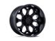 Fuel Wheels Scepter Blackout 6-Lug Wheel; 22x12; -44mm Offset (07-14 Yukon)