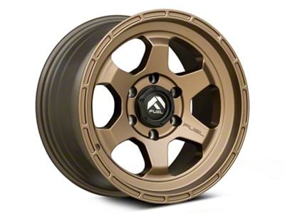 Fuel Wheels Shok Matte Bronze 6-Lug Wheel; 17x9; 1mm Offset (07-14 Yukon)