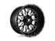 Fuel Wheels Stroke Gloss Black Milled 6-Lug Wheel; 20x10; -19mm Offset (07-14 Yukon)