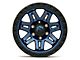 Fuel Wheels Syndicate Dark Blue with Black Ring 6-Lug Wheel; 17x9; 1mm Offset (07-14 Yukon)
