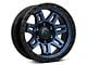Fuel Wheels Syndicate Dark Blue with Black Ring 6-Lug Wheel; 17x9; 1mm Offset (07-14 Yukon)