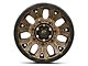 Fuel Wheels Traction Matte Bronze with Black Ring 6-Lug Wheel; 20x10; -18mm Offset (07-14 Yukon)