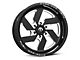 Fuel Wheels Triton Gloss Black Milled 6-Lug Wheel; 20x9; 20mm Offset (07-14 Yukon)