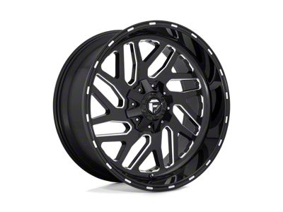 Fuel Wheels Triton Gloss Black Milled 6-Lug Wheel; 22x10; -19mm Offset (07-14 Yukon)