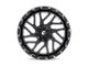 Fuel Wheels Triton Gloss Black Milled 6-Lug Wheel; 22x10; -19mm Offset (07-14 Yukon)