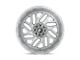 Fuel Wheels Triton Platinum Brushed Gunmetal with Tinted Clear 6-Lug Wheel; 22x12; -44mm Offset (07-14 Yukon)