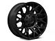 Fuel Wheels Twitch Gloss Black 6-Lug Wheel; 20x9; 1mm Offset (07-14 Yukon)