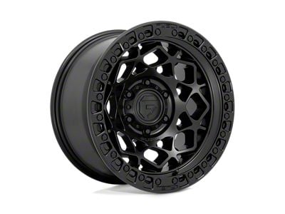 Fuel Wheels Unit Matte Black with Matte Black Ring 6-Lug Wheel; 17x9; 1mm Offset (07-14 Yukon)