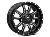 Fuel Wheels Vandal Gloss Black Milled 6-Lug Wheel; 20x9; 1mm Offset (07-14 Yukon)