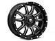 Fuel Wheels Vandal Gloss Black Milled 6-Lug Wheel; 20x9; 1mm Offset (07-14 Yukon)