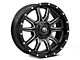 Fuel Wheels Vandal Gloss Black Milled 6-Lug Wheel; 20x9; 1mm Offset (07-14 Yukon)