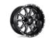 Fuel Wheels Vandal Gloss Black Milled 6-Lug Wheel; 20x9; 19mm Offset (07-14 Yukon)