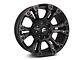 Fuel Wheels Vapor Matte Black Double Dark Tint 6-Lug Wheel; 18x9; 1mm Offset (07-14 Yukon)