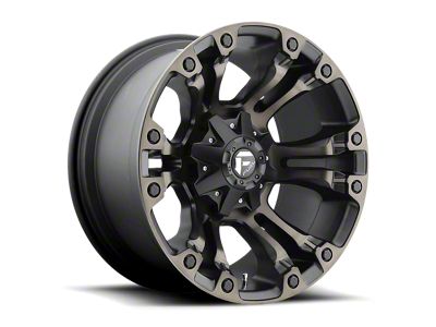 Fuel Wheels Vapor Matte Black Double Dark Tint 6-Lug Wheel; 22x10; -19mm Offset (07-14 Yukon)