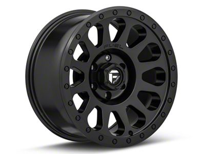 Fuel Wheels Vector Matte Black 6-Lug Wheel; 17x8.5; 7mm Offset (07-14 Yukon)