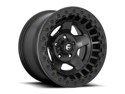 Fuel Wheels Warp Beadlock Matte Black 6-Lug Wheel; 17x9; -15mm Offset (07-14 Yukon)