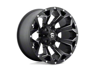 Fuel Wheels Assault Matte Black Milled 8-Lug Wheel; 20x9; 20mm Offset (08-10 F-250 Super Duty)