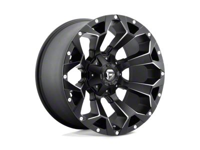 Fuel Wheels Assault Satin Black Milled 8-Lug Wheel; 20x10; -18mm Offset (08-10 F-250 Super Duty)