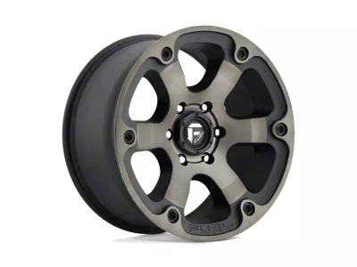 Fuel Wheels Beast Matte Black Machined 8-Lug Wheel; 20x10; -18mm Offset (08-10 F-250 Super Duty)