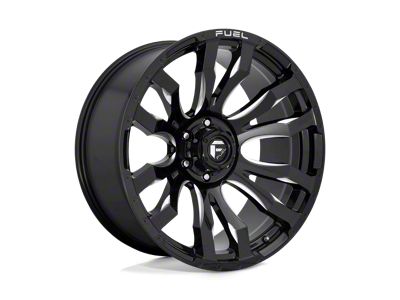 Fuel Wheels Blitz Gloss Black Milled 8-Lug Wheel; 20x10; -18mm Offset (08-10 F-250 Super Duty)