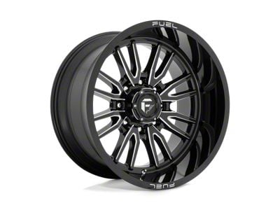 Fuel Wheels Clash Gloss Black Milled 8-Lug Wheel; 22x12; -44mm Offset (08-10 F-250 Super Duty)