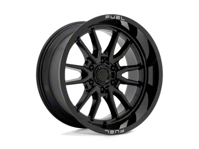 Fuel Wheels Clash Gloss Black 8-Lug Wheel; 20x9; 1mm Offset (08-10 F-250 Super Duty)