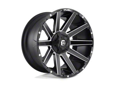 Fuel Wheels Contra Matte Black Milled 8-Lug Wheel; 20x10; -18mm Offset (08-10 F-250 Super Duty)