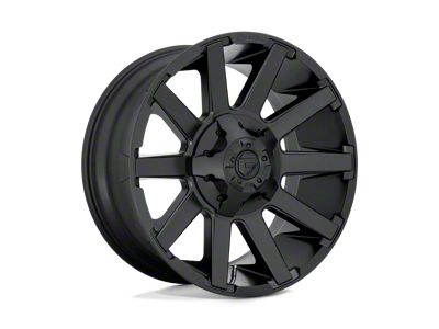 Fuel Wheels Contra Satin Black 8-Lug Wheel; 20x9; 20mm Offset (08-10 F-250 Super Duty)