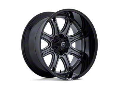 Fuel Wheels Darkstar Matte Gunmetal with Black Lip 8-Lug Wheel; 20x10; -18mm Offset (08-10 F-250 Super Duty)