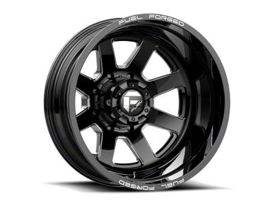 Fuel Wheels FF09D Matte Black Milled 8-Lug Wheel; 20x10; -24mm Offset (08-10 F-250 Super Duty)