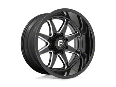 Fuel Wheels Hammer Gloss Black Milled 8-Lug Wheel; 20x10; -18mm Offset (08-10 F-250 Super Duty)