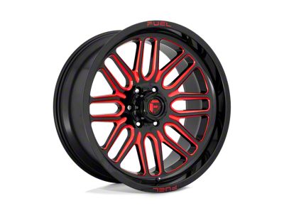 Fuel Wheels Ignite Gloss Black with Red Tinted Clear 8-Lug Wheel; 22x10; -18mm Offset (08-10 F-250 Super Duty)